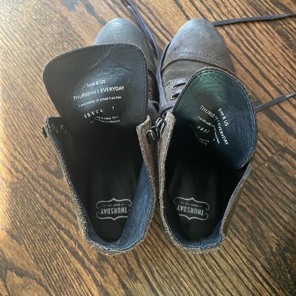 Thursday Boot Company Captain Dark Olive Suede - Picture 7 of 15